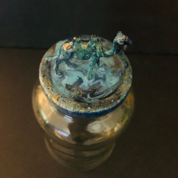 Set of 3 Animal Themed Glass Jars With Lids - Picture 7 of 10